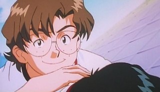 Kensuke : Tu regardes Rei Ayanami ?