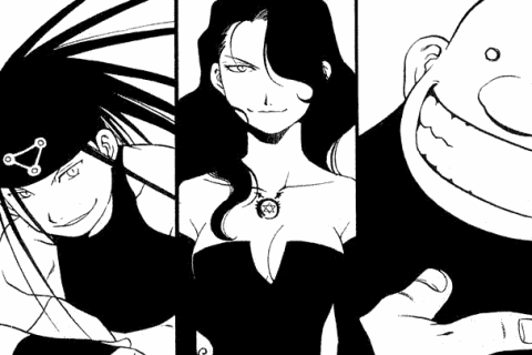 Les Homonculus dans Fullmetal Alchemist 1