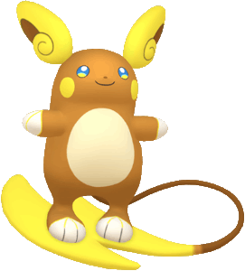 Raichu D Alola Alolan Raichu
