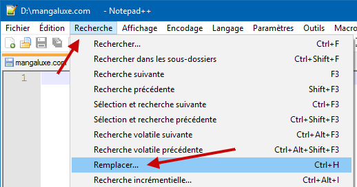 Remplacer texte plusieurs fichiers
